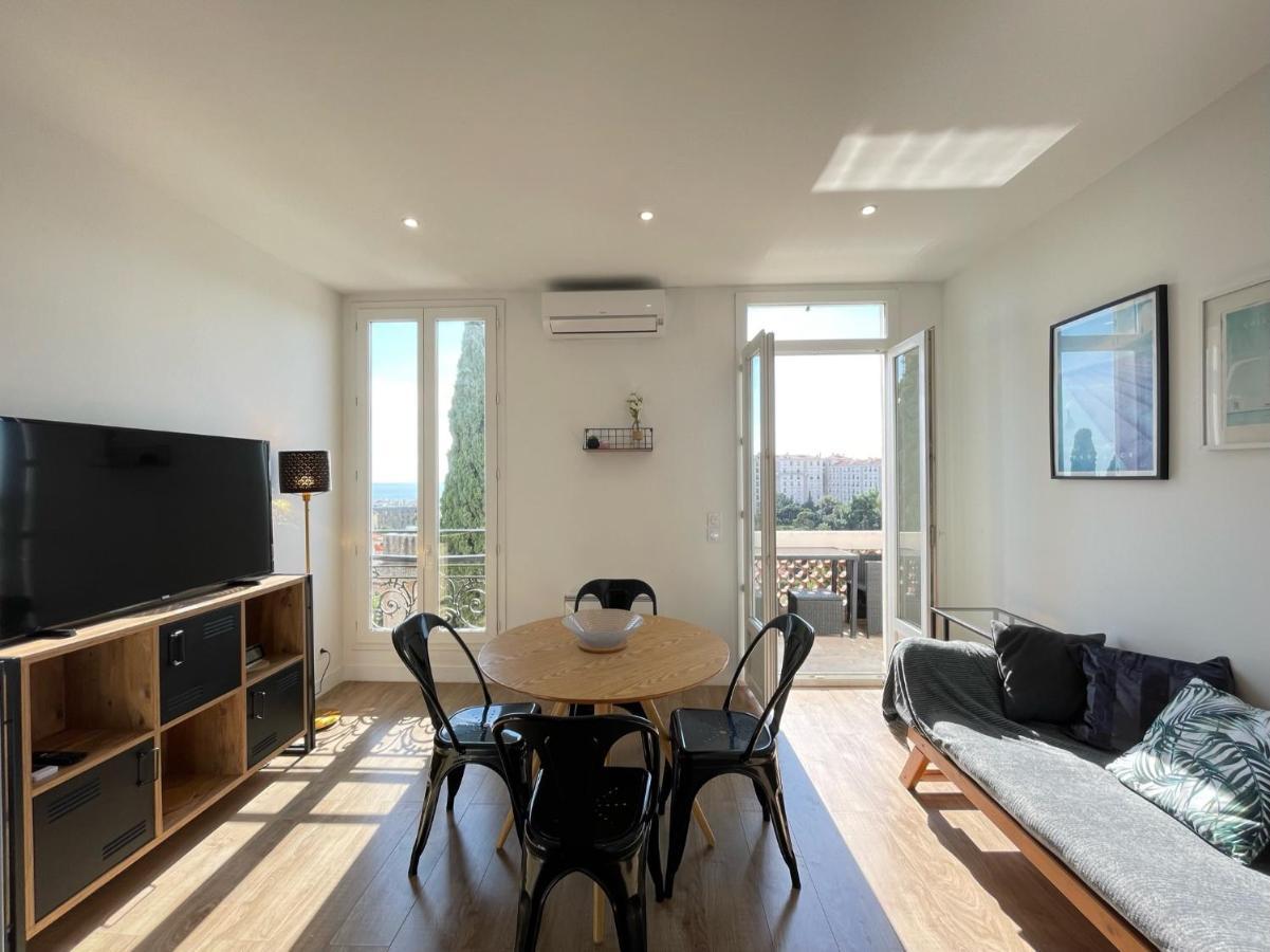 Nice Renting - Cambrai - Luxurious Sea View Terrasse - King Bed - Parking - Ac - Fully Equipped Buitenkant foto